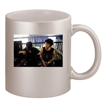 Tegan and Sara 11oz Metallic Silver Mug