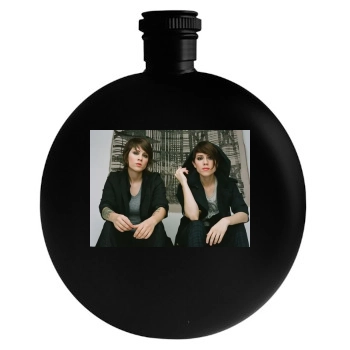 Tegan and Sara Round Flask