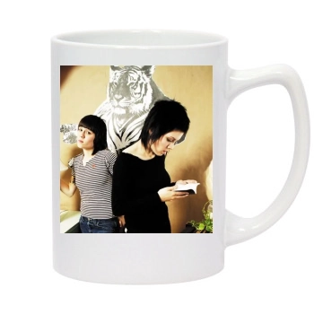 Tegan and Sara 14oz White Statesman Mug