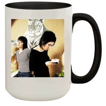 Tegan and Sara 15oz Colored Inner & Handle Mug