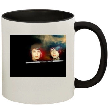 Tegan and Sara 11oz Colored Inner & Handle Mug