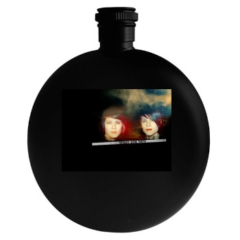 Tegan and Sara Round Flask