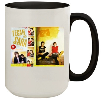 Tegan and Sara 15oz Colored Inner & Handle Mug