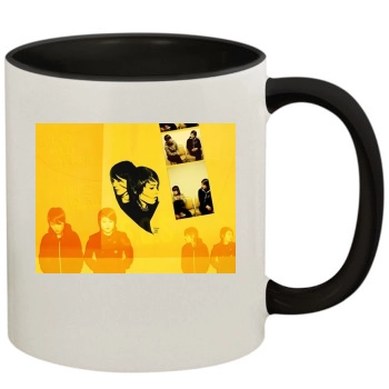 Tegan and Sara 11oz Colored Inner & Handle Mug