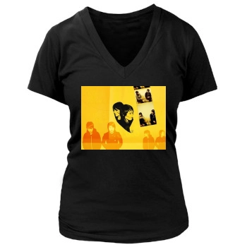 Tegan and Sara Women's Deep V-Neck TShirt