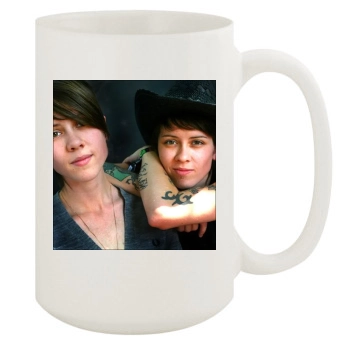 Tegan and Sara 15oz White Mug