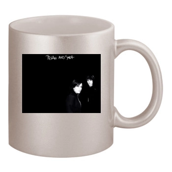 Tegan and Sara 11oz Metallic Silver Mug