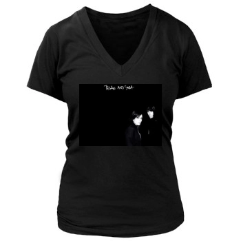 Tegan and Sara Women's Deep V-Neck TShirt