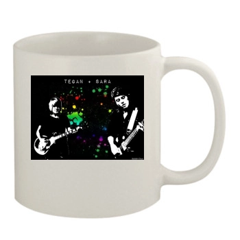 Tegan and Sara 11oz White Mug