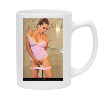 Alley Baggett 14oz White Statesman Mug