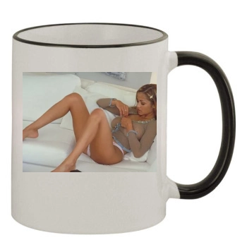 Alley Baggett 11oz Colored Rim & Handle Mug