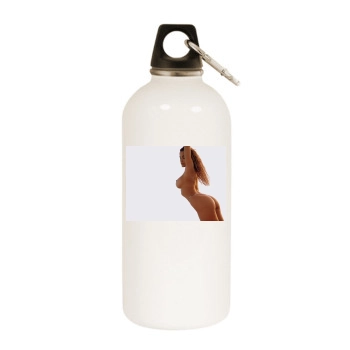 Alley Baggett White Water Bottle With Carabiner