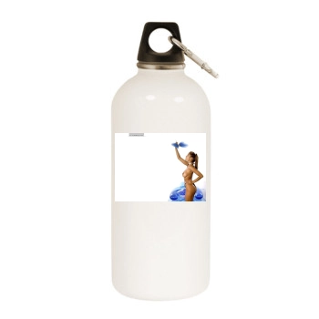 Alley Baggett White Water Bottle With Carabiner