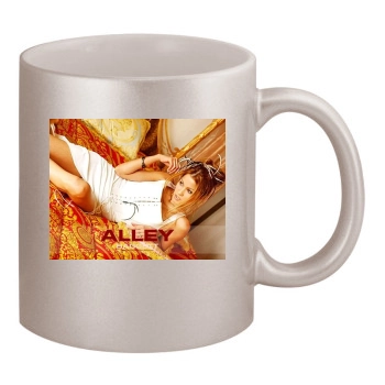 Alley Baggett 11oz Metallic Silver Mug