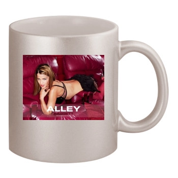 Alley Baggett 11oz Metallic Silver Mug