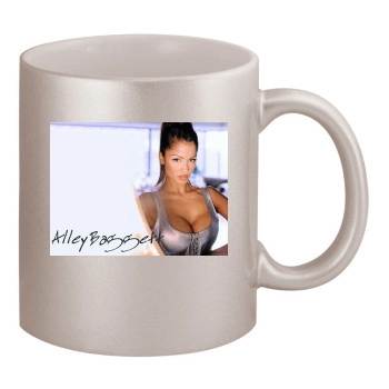 Alley Baggett 11oz Metallic Silver Mug