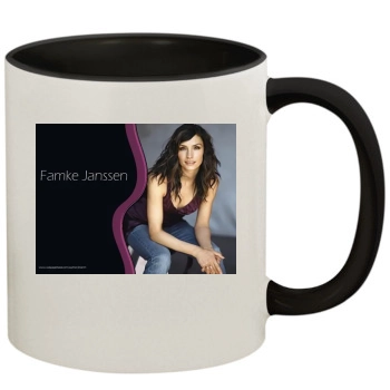 Famke Janssen 11oz Colored Inner & Handle Mug