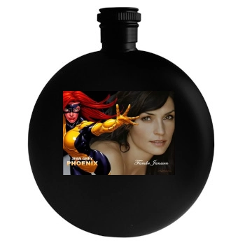 Famke Janssen Round Flask