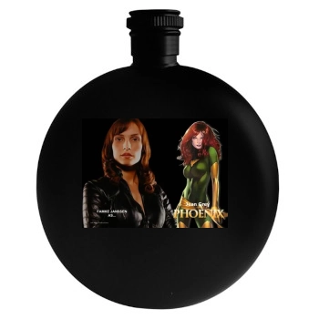 Famke Janssen Round Flask