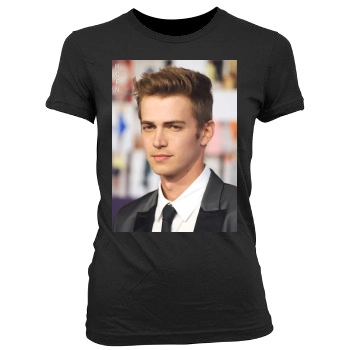 Hayden Christensen Women's Junior Cut Crewneck T-Shirt