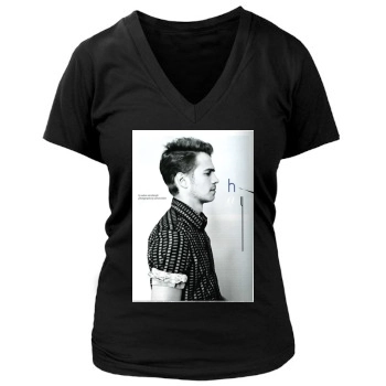 Hayden Christensen Women's Deep V-Neck TShirt