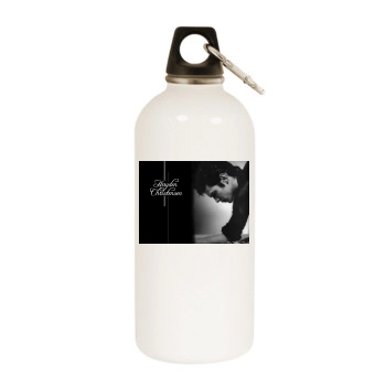 Hayden Christensen White Water Bottle With Carabiner