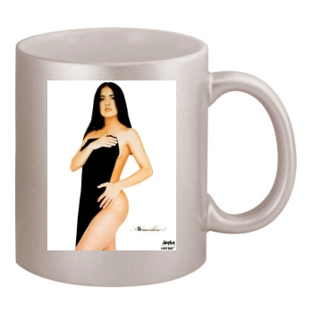 Salma Hayek 11oz Metallic Silver Mug