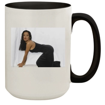 Salma Hayek 15oz Colored Inner & Handle Mug