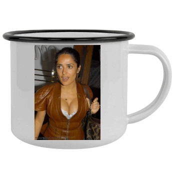 Salma Hayek Camping Mug