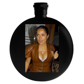 Salma Hayek Round Flask