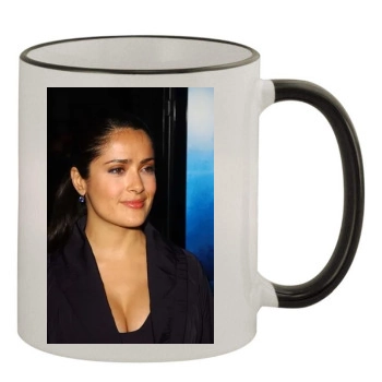 Salma Hayek 11oz Colored Rim & Handle Mug