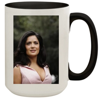 Salma Hayek 15oz Colored Inner & Handle Mug