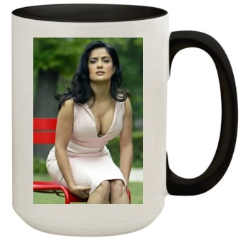 Salma Hayek 15oz Colored Inner & Handle Mug