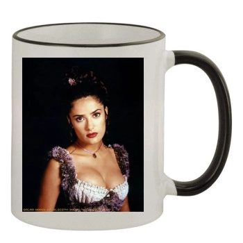 Salma Hayek 11oz Colored Rim & Handle Mug