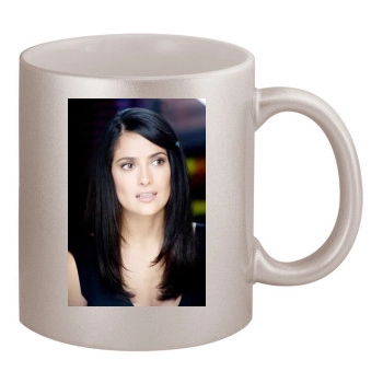 Salma Hayek 11oz Metallic Silver Mug