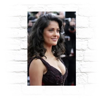 Salma Hayek Metal Wall Art