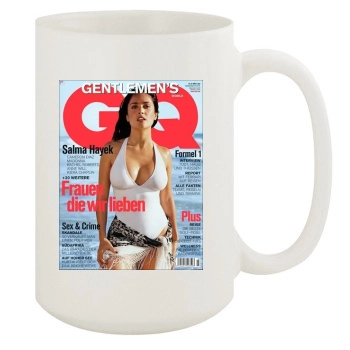 Salma Hayek 15oz White Mug