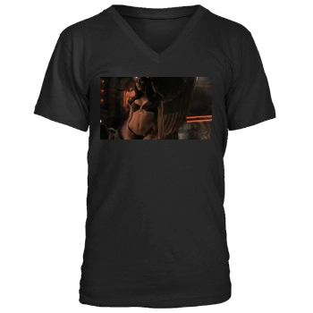 Salma Hayek Men's V-Neck T-Shirt