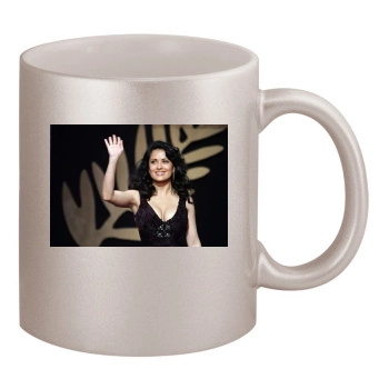 Salma Hayek 11oz Metallic Silver Mug