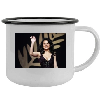 Salma Hayek Camping Mug