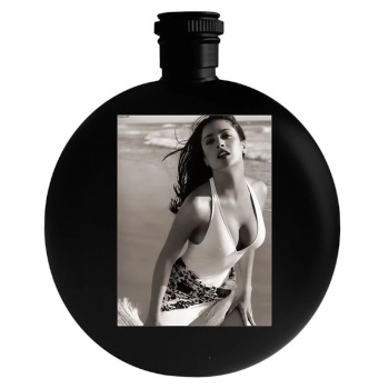 Salma Hayek Round Flask