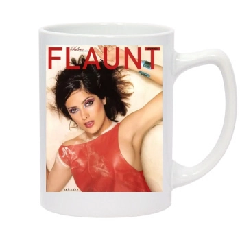 Salma Hayek 14oz White Statesman Mug