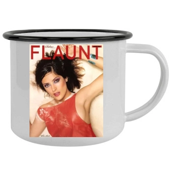 Salma Hayek Camping Mug