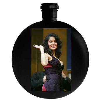 Salma Hayek Round Flask