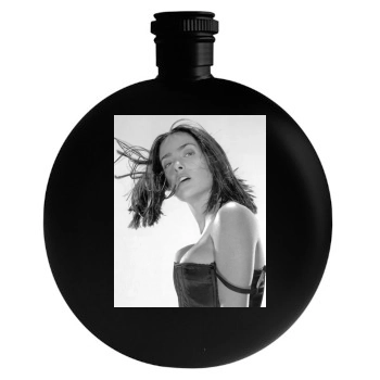 Salma Hayek Round Flask