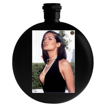 Salma Hayek Round Flask