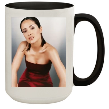 Salma Hayek 15oz Colored Inner & Handle Mug