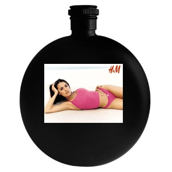 Salma Hayek Round Flask