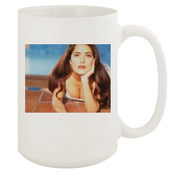 Salma Hayek 15oz White Mug