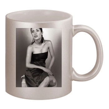 Salma Hayek 11oz Metallic Silver Mug